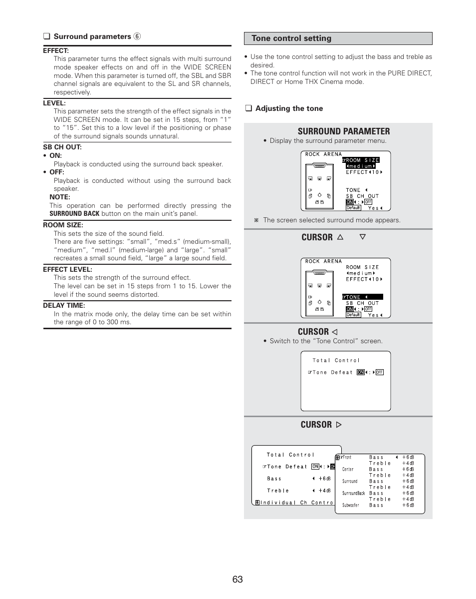 Denon AVR-4806CI User Manual | Page 63 / 202