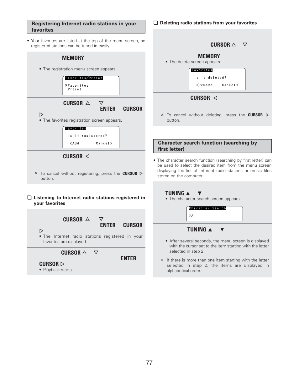 Denon AVR-4806CI User Manual | Page 77 / 202
