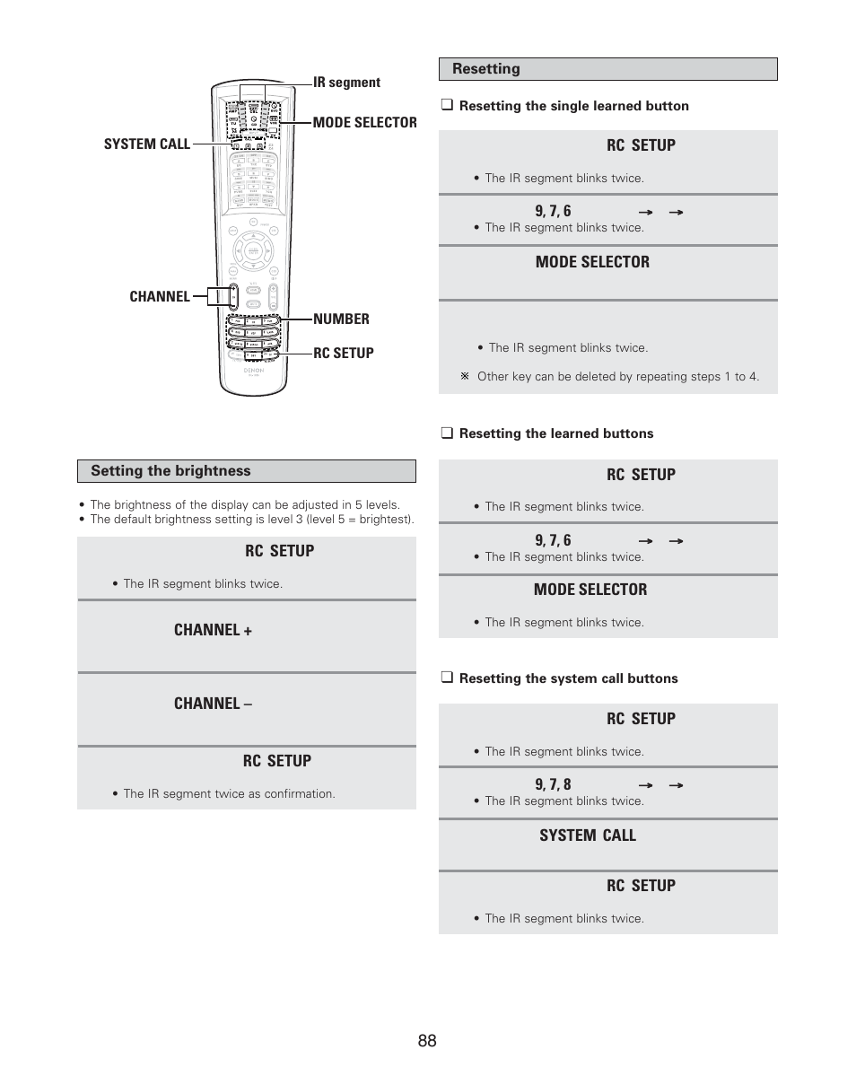 Denon AVR-4806CI User Manual | Page 88 / 202