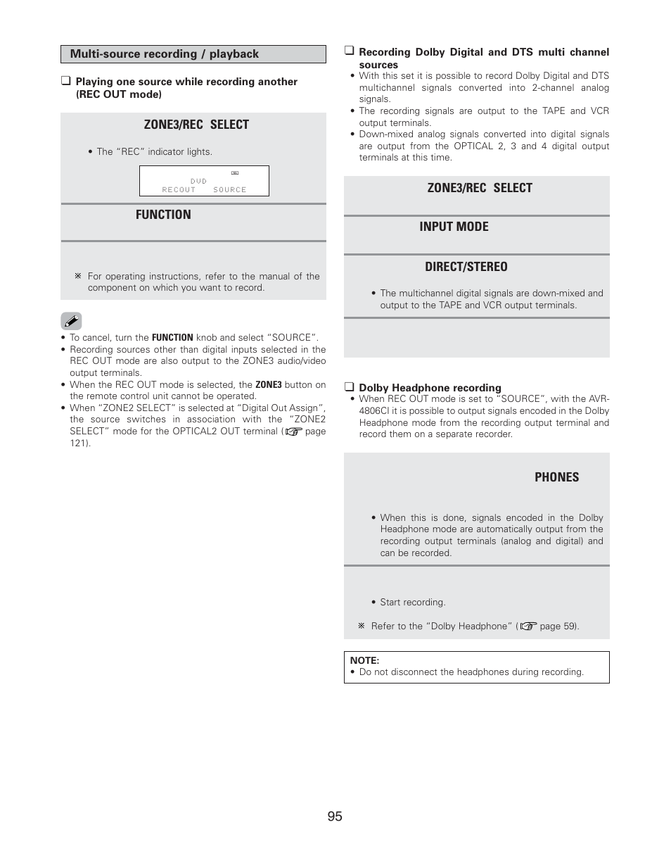 Denon AVR-4806CI User Manual | Page 95 / 202