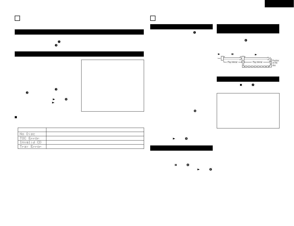 Normal cd playback, English | Denon DN-C635 User Manual | Page 9 / 30