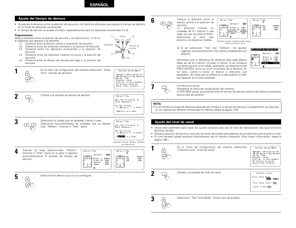 Denon AVR-2802 User Manual | Page 48 / 74