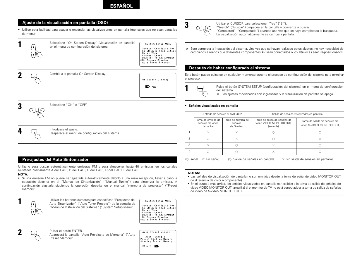 Denon AVR-2802 User Manual | Page 50 / 74