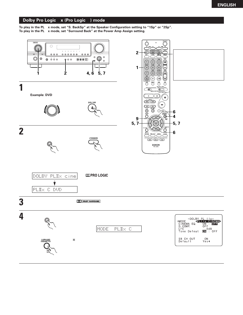 Denon AVR-785 User Manual | Page 47 / 77