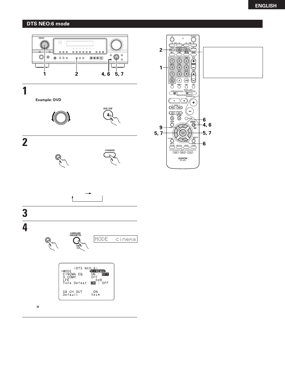 Denon AVR-785 User Manual | Page 49 / 77