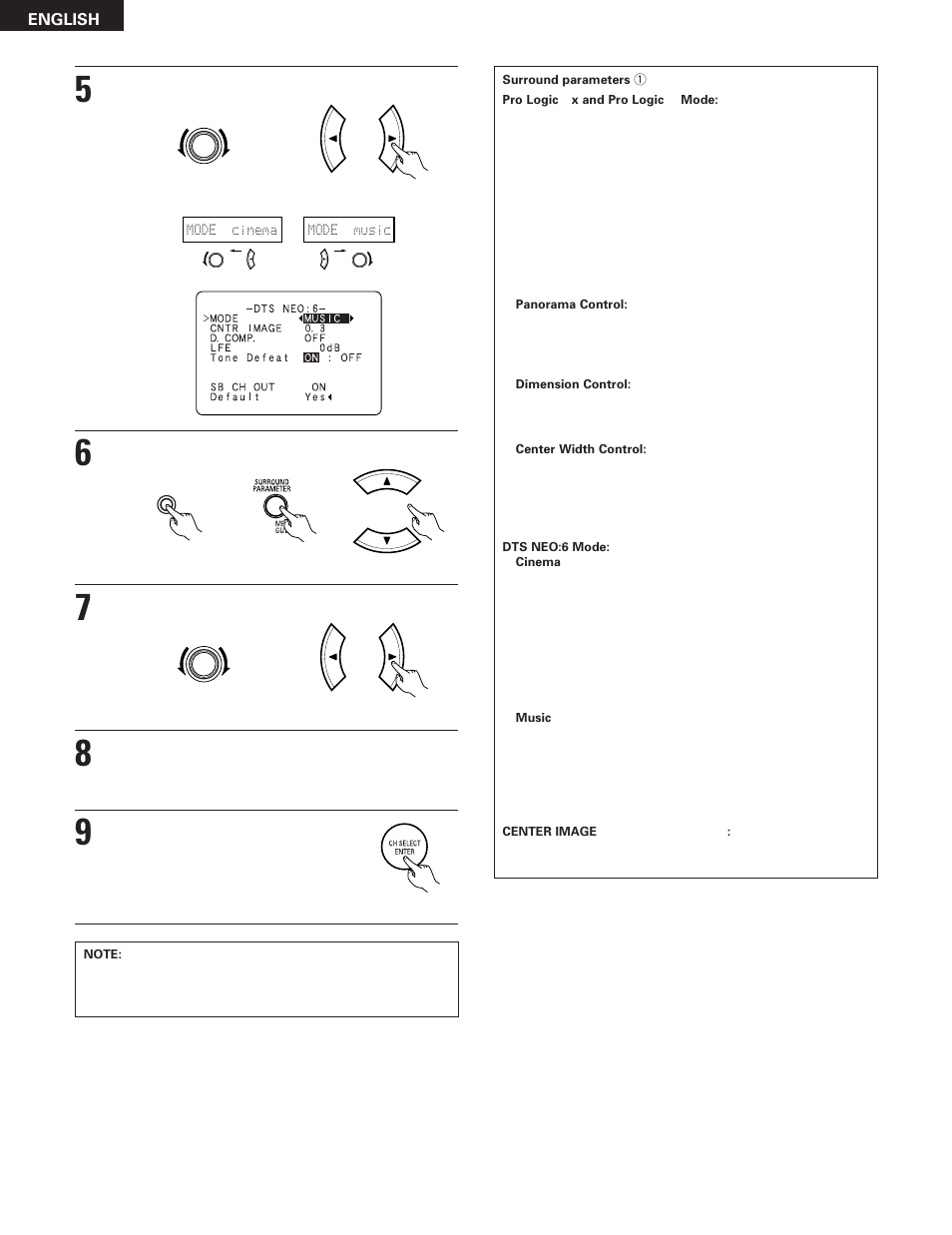 Denon AVR-785 User Manual | Page 50 / 77