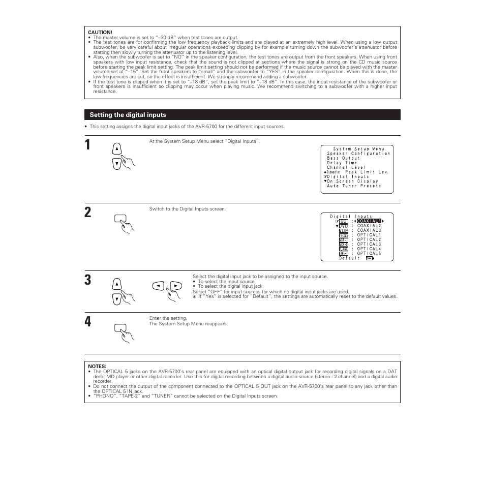 Denon AVR-5700 User Manual | Page 25 / 64