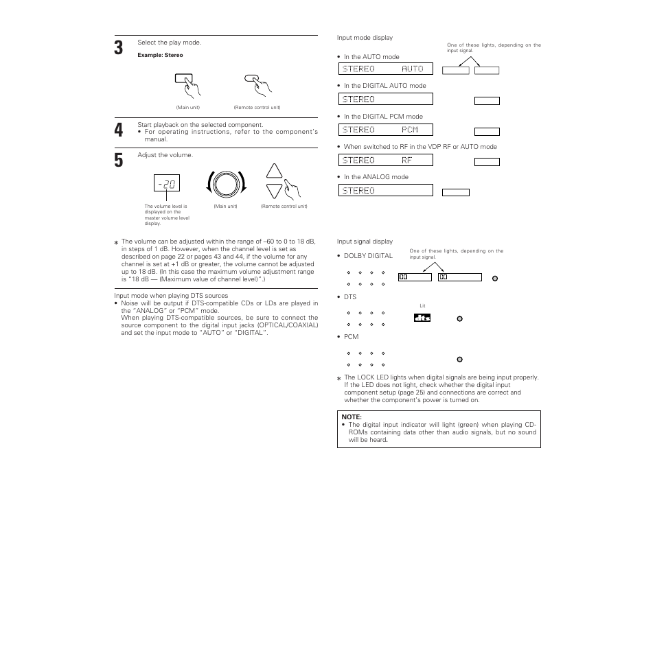 Denon AVR-5700 User Manual | Page 38 / 64