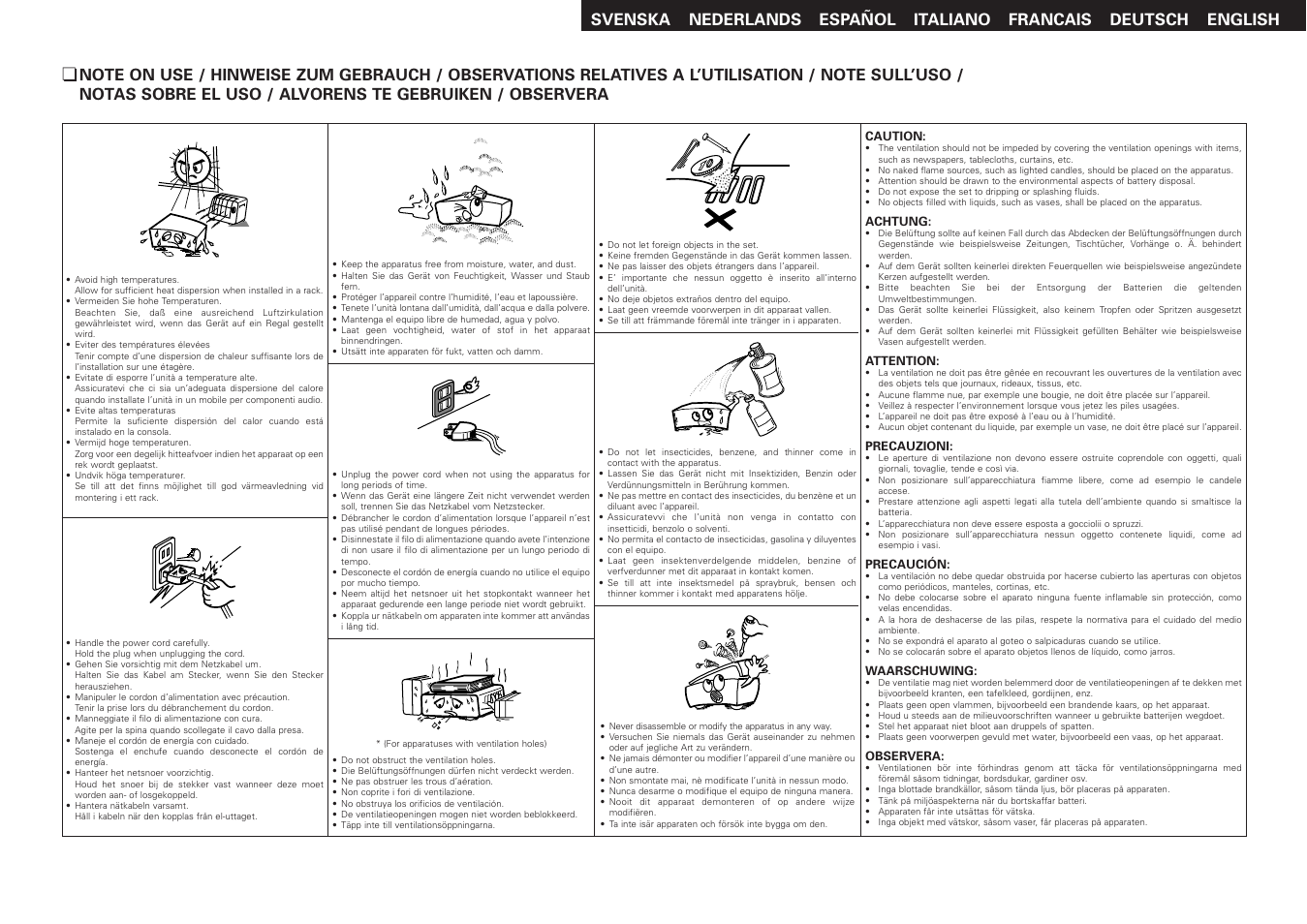 Denon SC-CX303 User Manual | Page 3 / 8