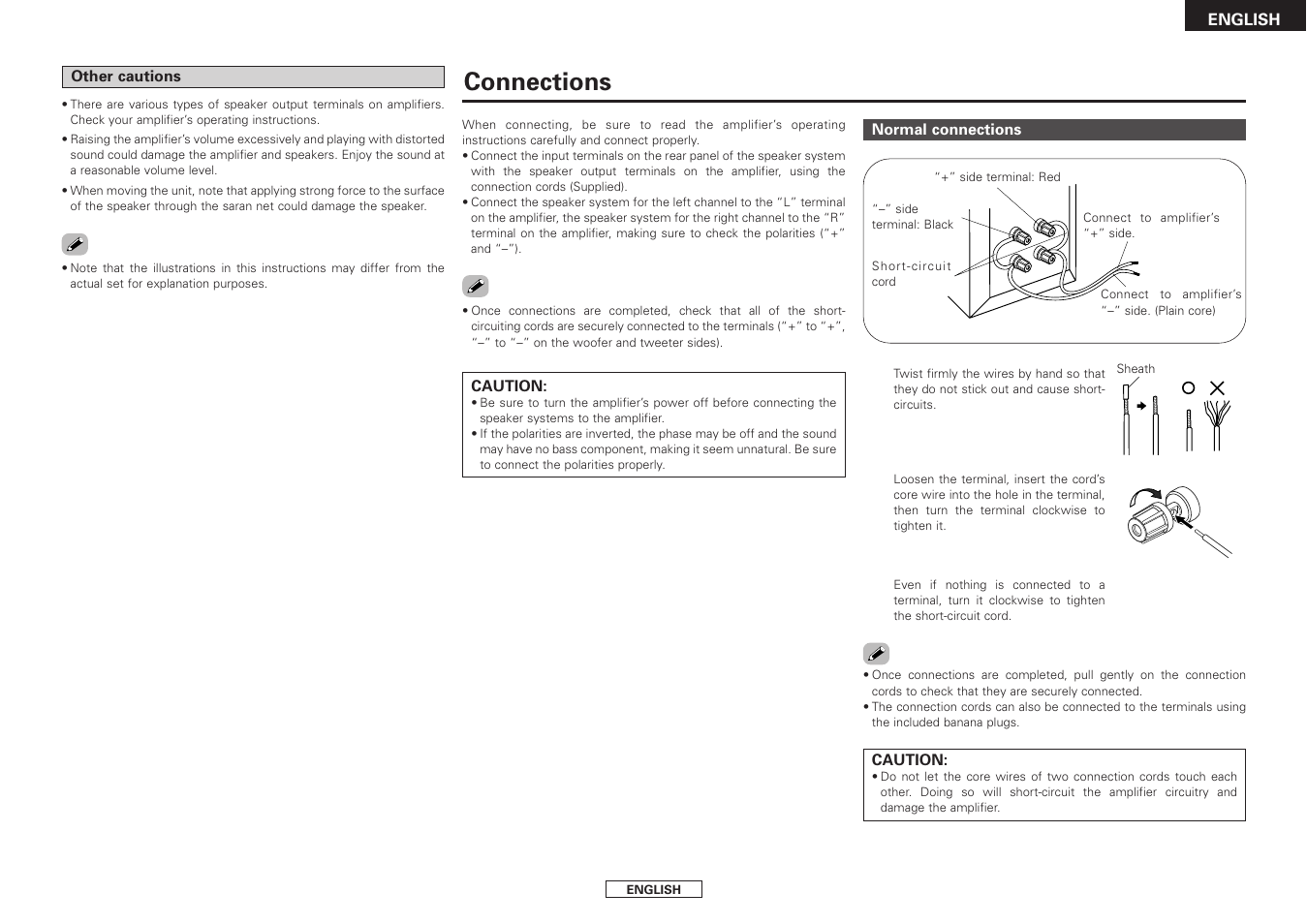 Connections | Denon SC-CX303 User Manual | Page 5 / 8