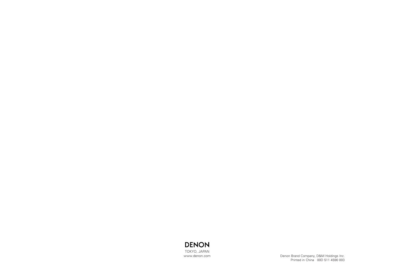 Denon SC-CX303 User Manual | Page 8 / 8