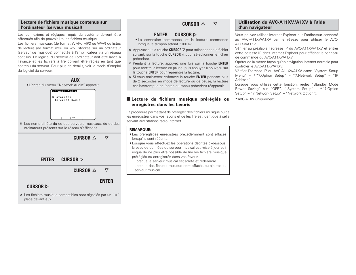 Denon AVC-A1XV User Manual | Page 27 / 70