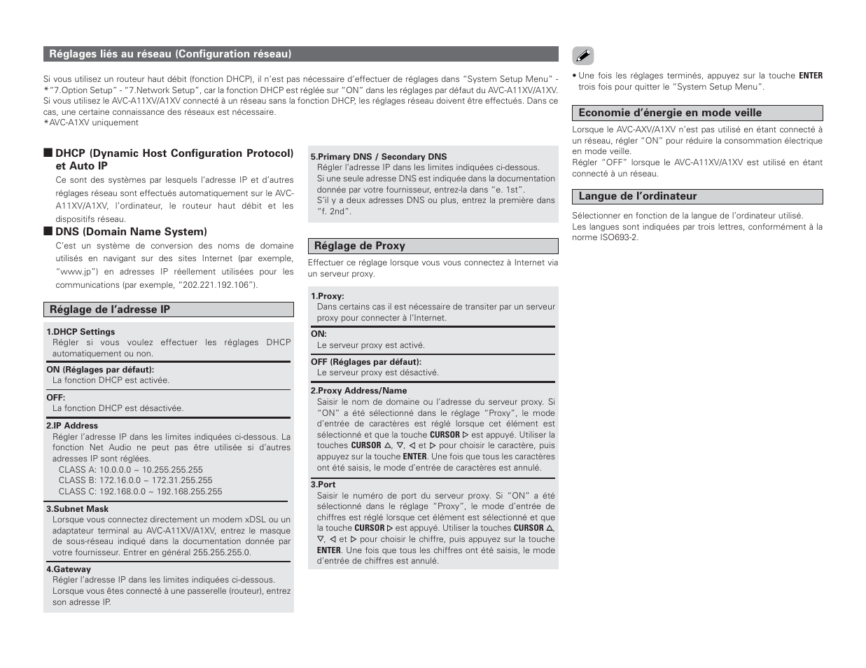 Denon AVC-A1XV User Manual | Page 28 / 70