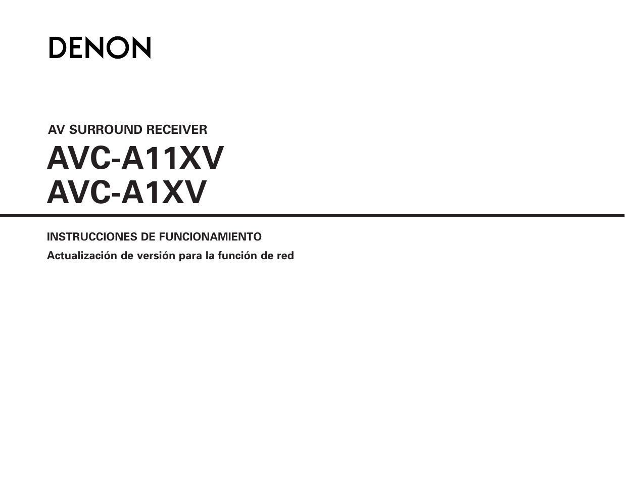 Avc-a11xv avc-a1xv | Denon AVC-A1XV User Manual | Page 41 / 70