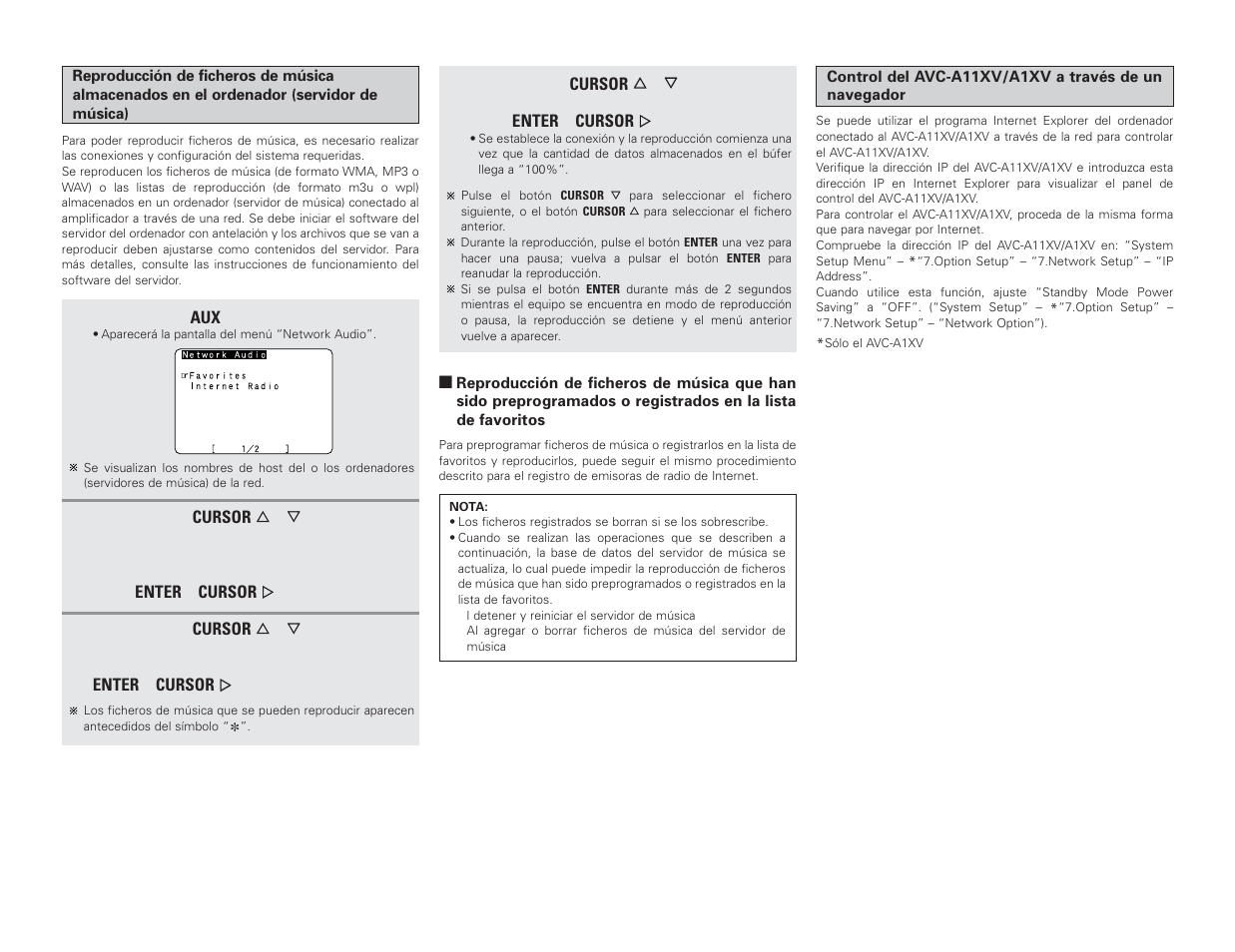 Denon AVC-A1XV User Manual | Page 47 / 70