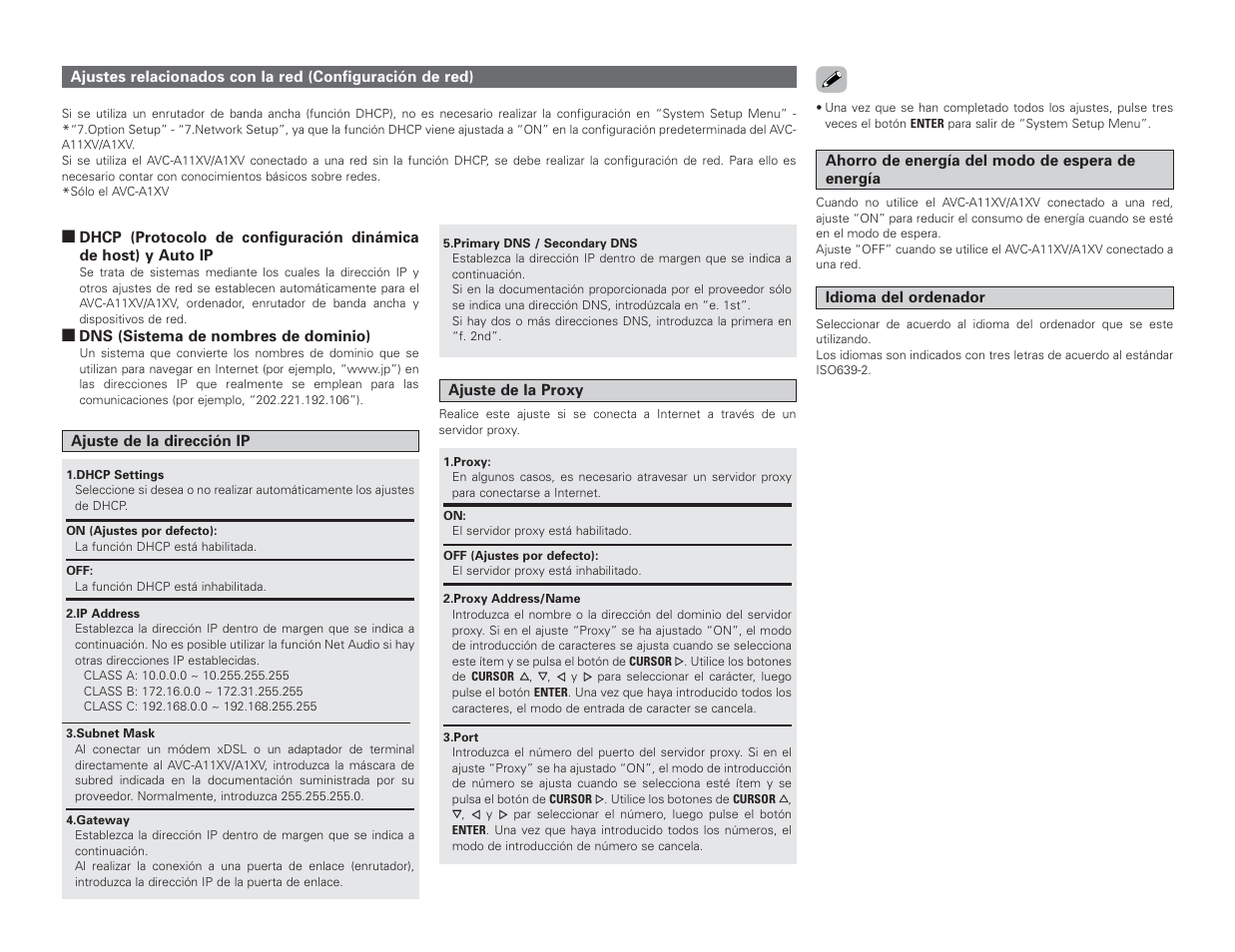 Denon AVC-A1XV User Manual | Page 48 / 70