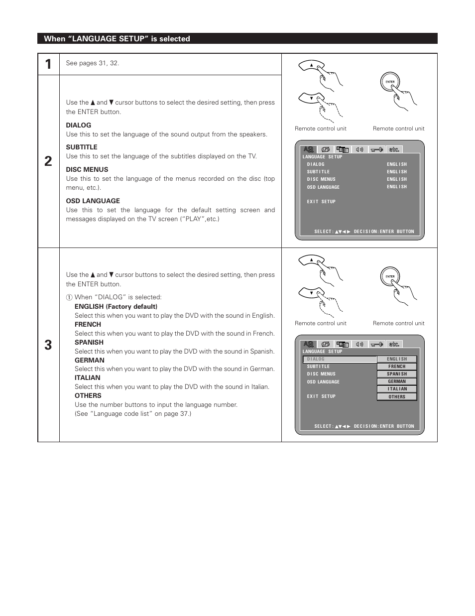 Denon DVD-A1XV User Manual | Page 35 / 92