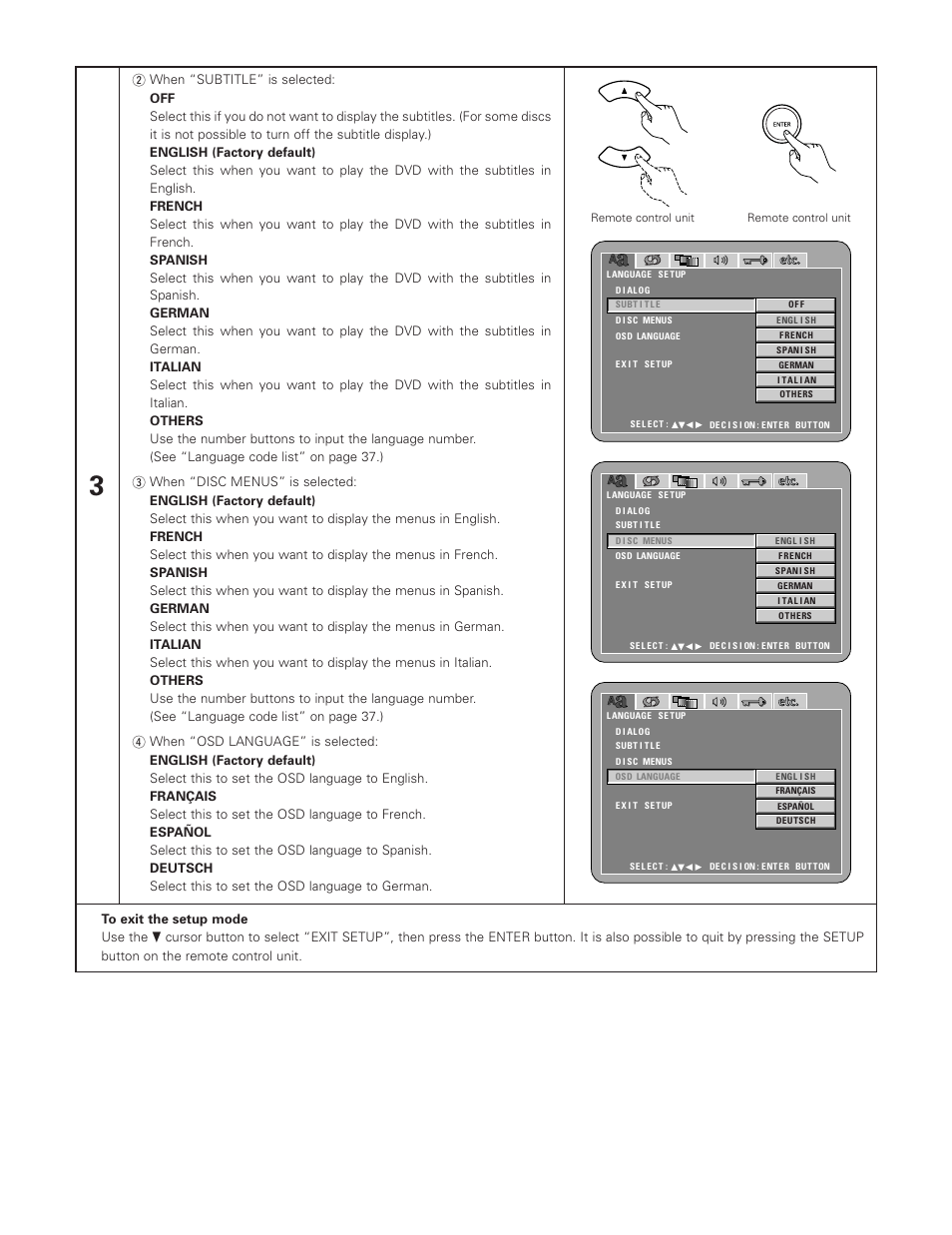 Denon DVD-A1XV User Manual | Page 36 / 92