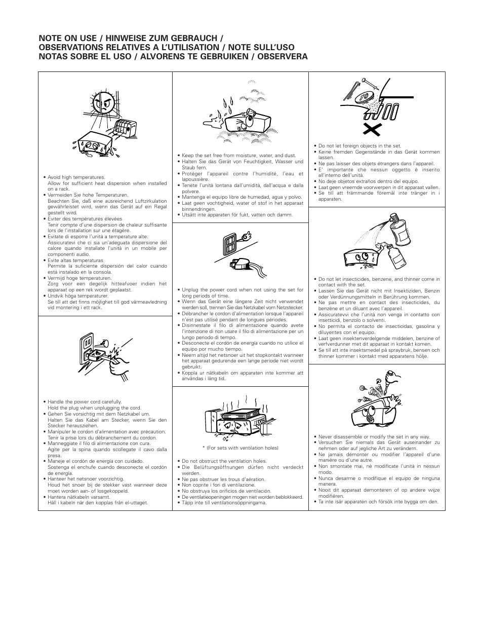 Denon DVD-A1XV User Manual | Page 4 / 92