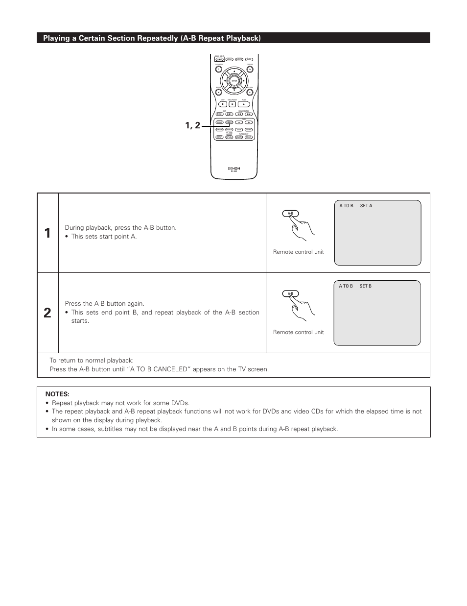 Denon DVD-A1XV User Manual | Page 72 / 92