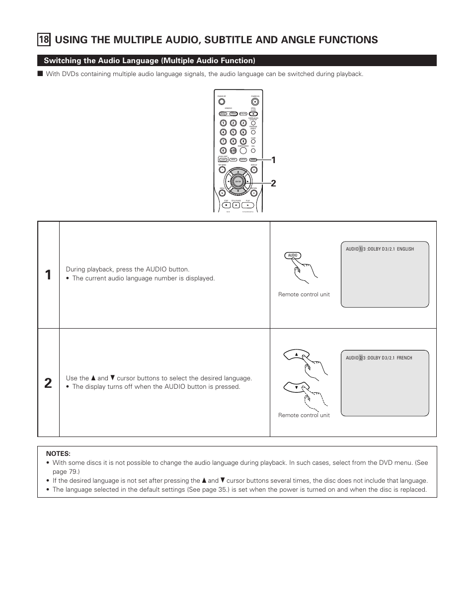 Denon DVD-A1XV User Manual | Page 76 / 92