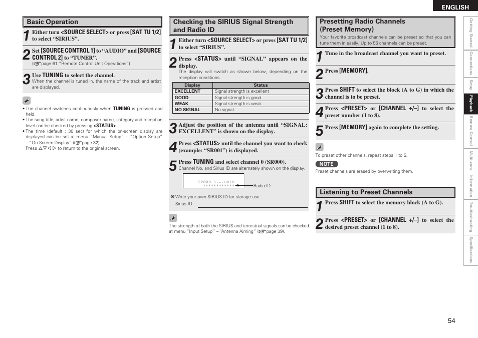 Denon AVR-789 User Manual | Page 57 / 95