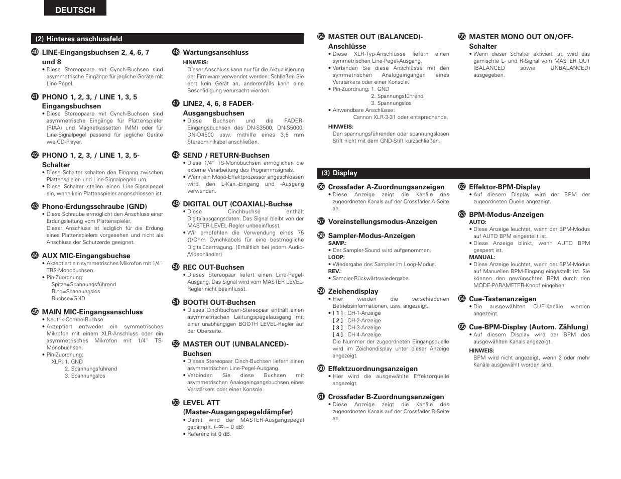 Denon DN-X1500S User Manual | Page 16 / 78