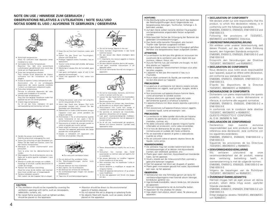 Denon DN-X1500S User Manual | Page 4 / 78