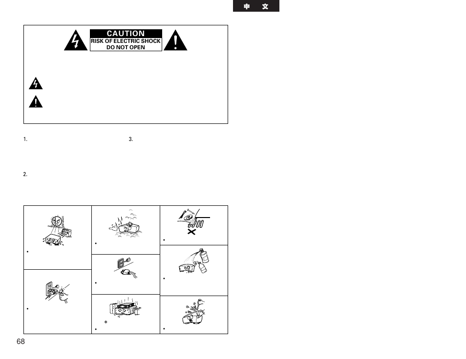 Caution | Denon DN-X1500S User Manual | Page 68 / 78