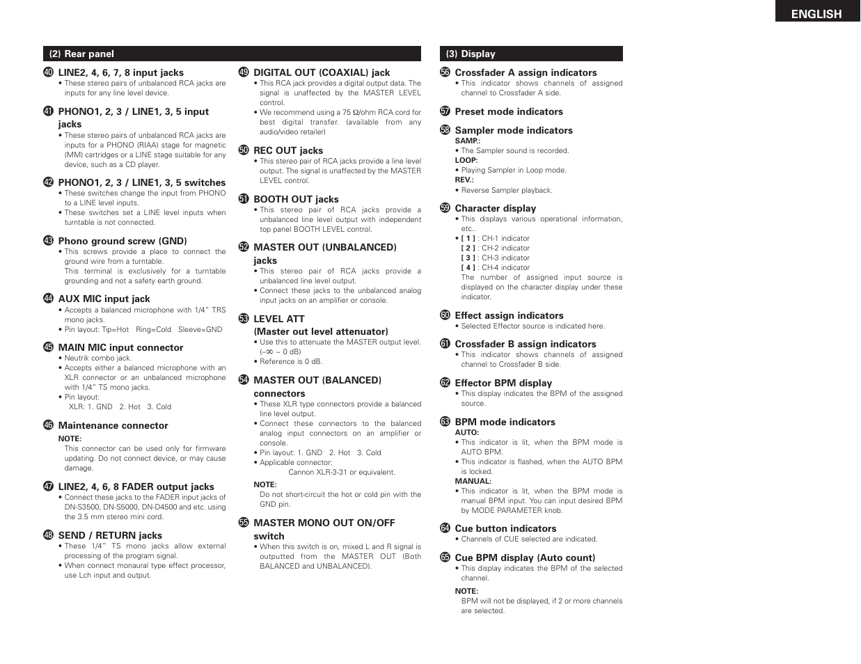 Denon DN-X1500S User Manual | Page 7 / 78