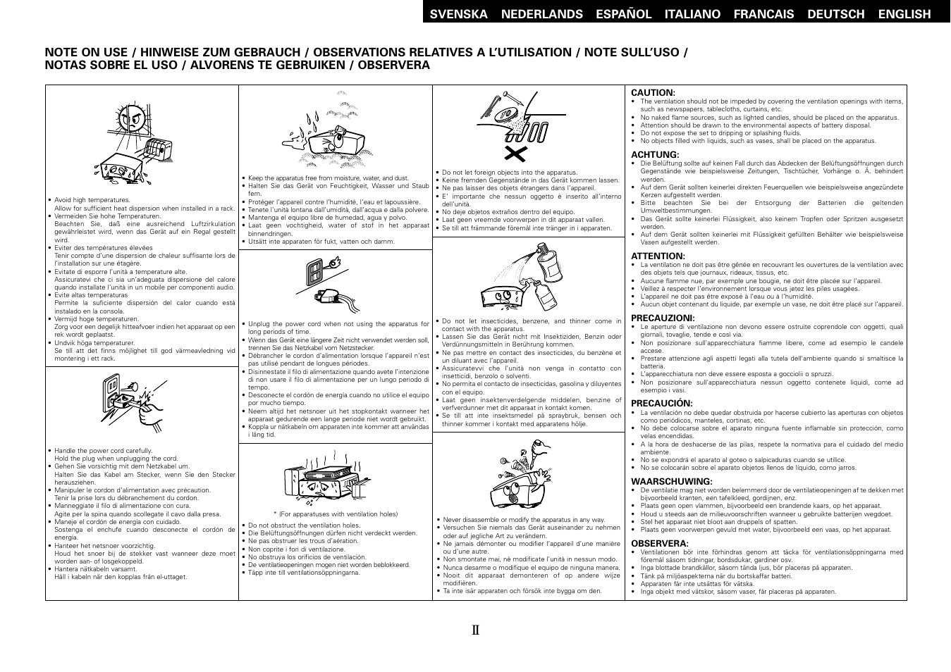 Denon DCM-500AE User Manual | Page 3 / 17