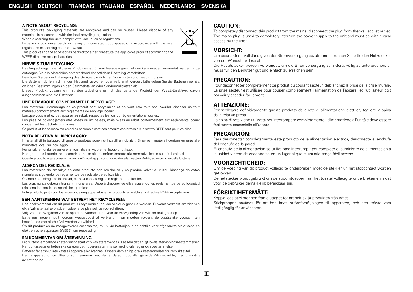 Denon DCM-500AE User Manual | Page 4 / 17