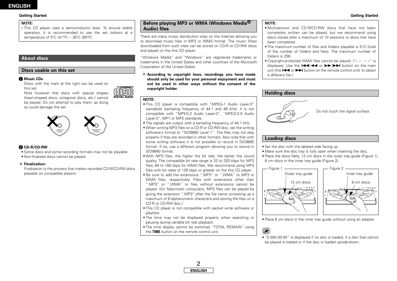 Denon DCM-500AE User Manual | Page 6 / 17