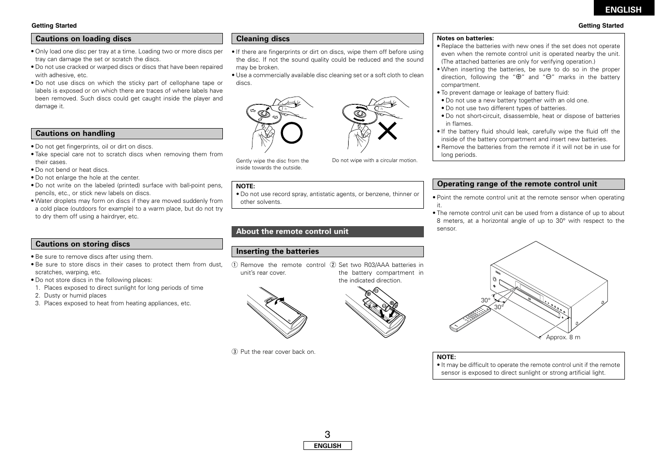Denon DCM-500AE User Manual | Page 7 / 17