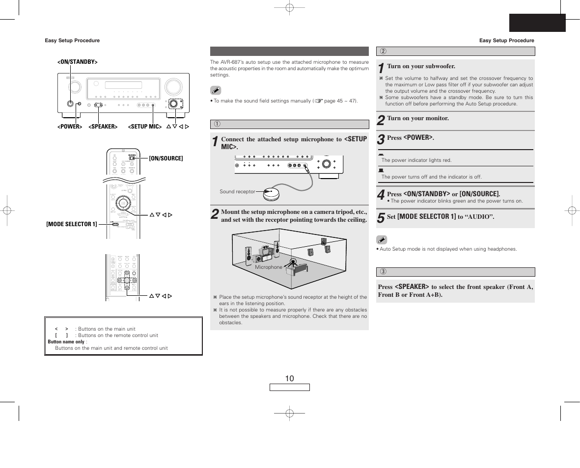 Denon AVR-687 User Manual | Page 13 / 64