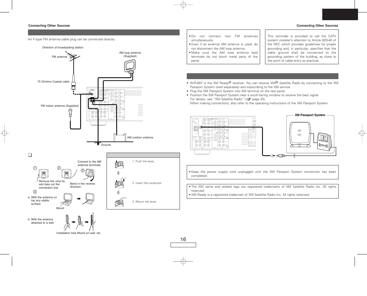 Denon AVR-687 User Manual | Page 19 / 64