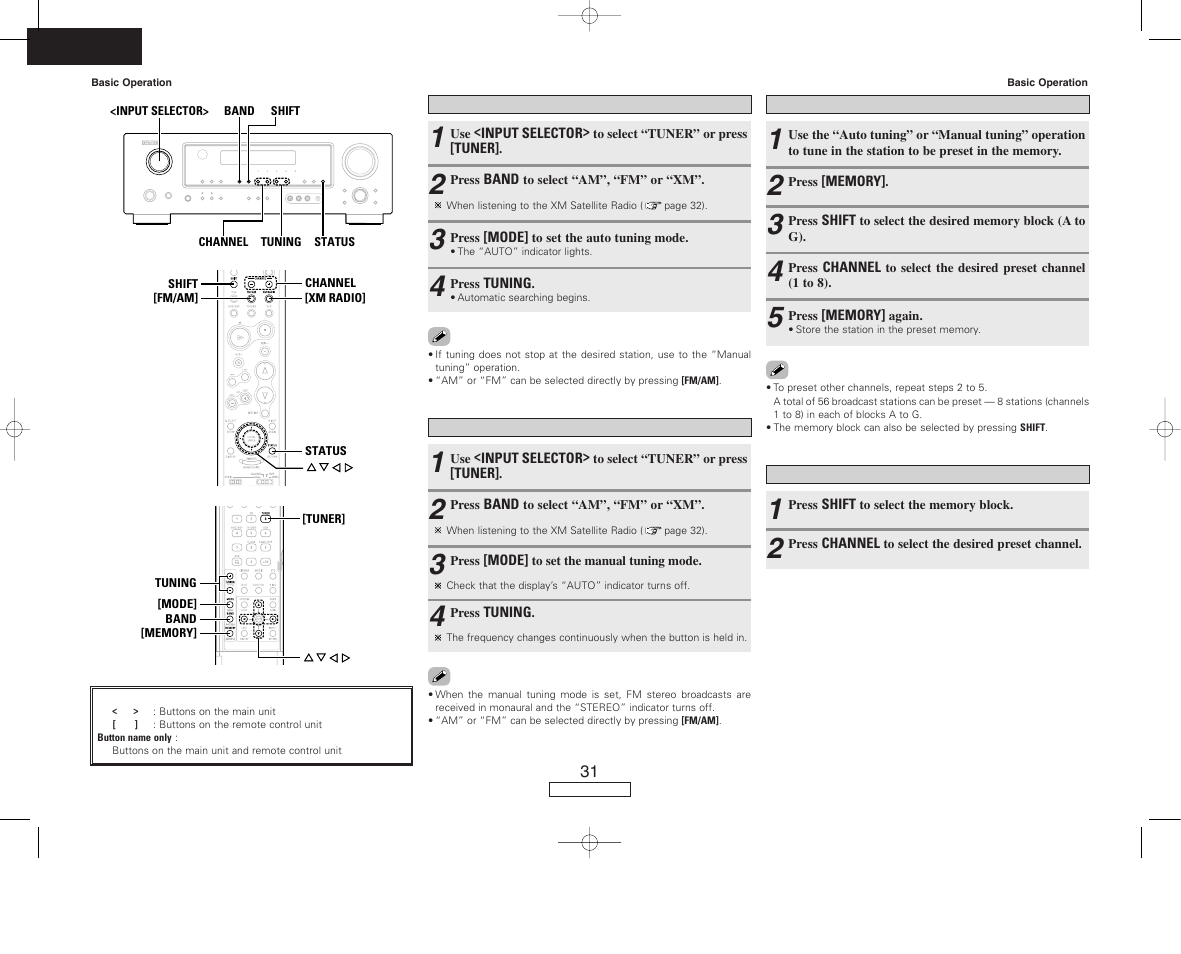 Denon AVR-687 User Manual | Page 34 / 64