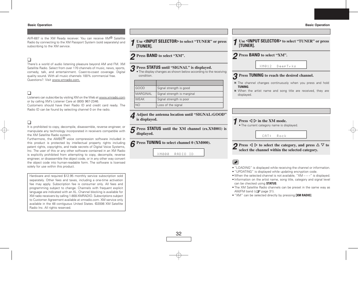 Denon AVR-687 User Manual | Page 35 / 64