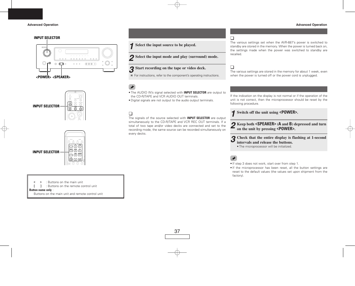 Denon AVR-687 User Manual | Page 40 / 64