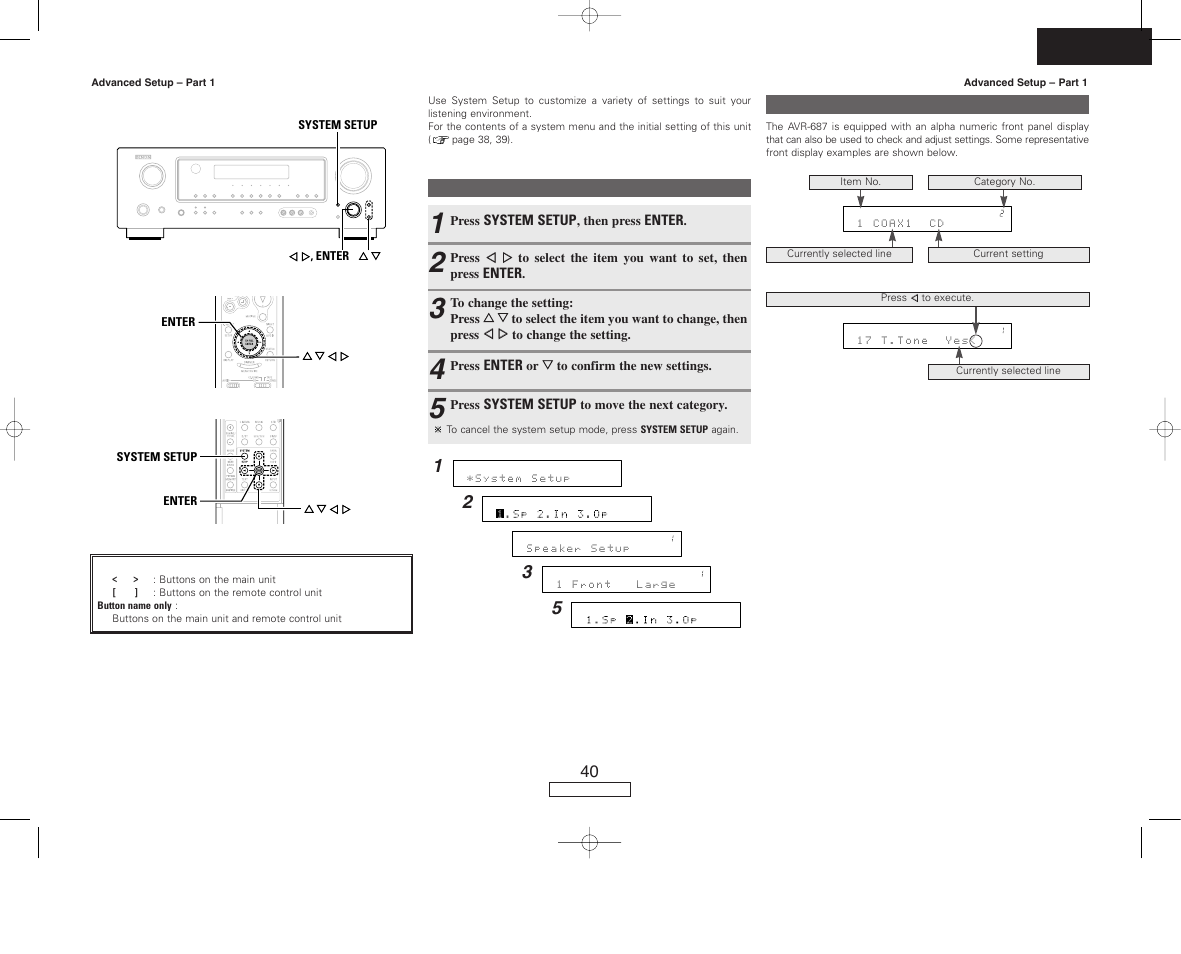 Denon AVR-687 User Manual | Page 43 / 64