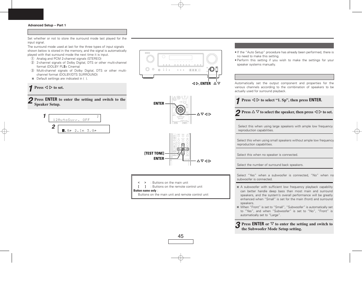 Advanced setup – part 2 | Denon AVR-687 User Manual | Page 48 / 64