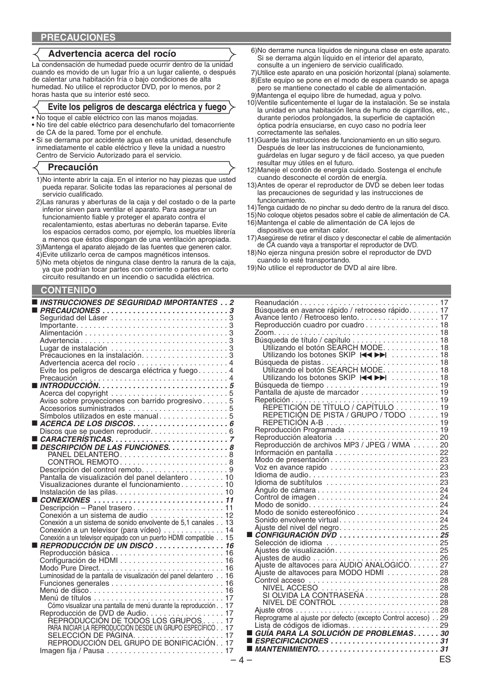 Denon DVD-1930CI User Manual | Page 64 / 92