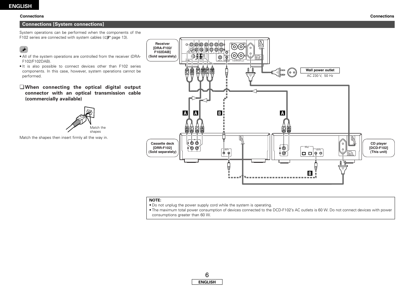 Denon DCD-F102 User Manual | Page 10 / 21