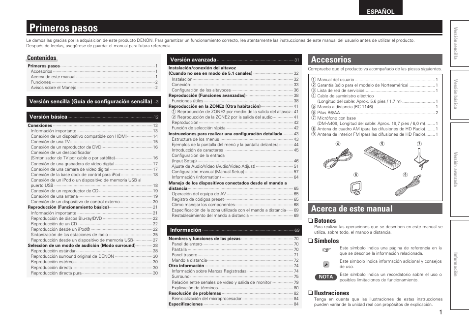 Denon AVR-2311CI User Manual | Page 4 / 90