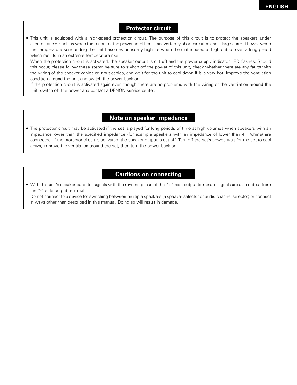 Denon ADV-1000 User Manual | Page 15 / 88