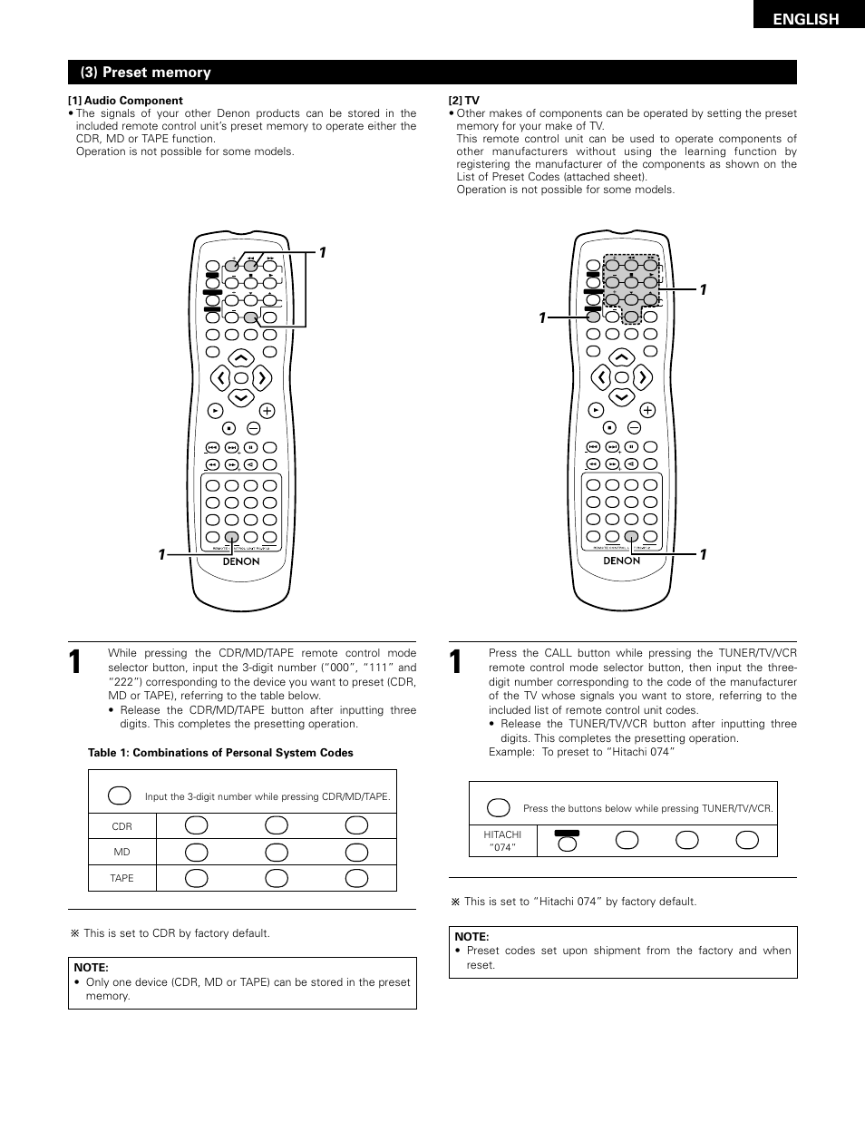 Denon ADV-1000 User Manual | Page 19 / 88