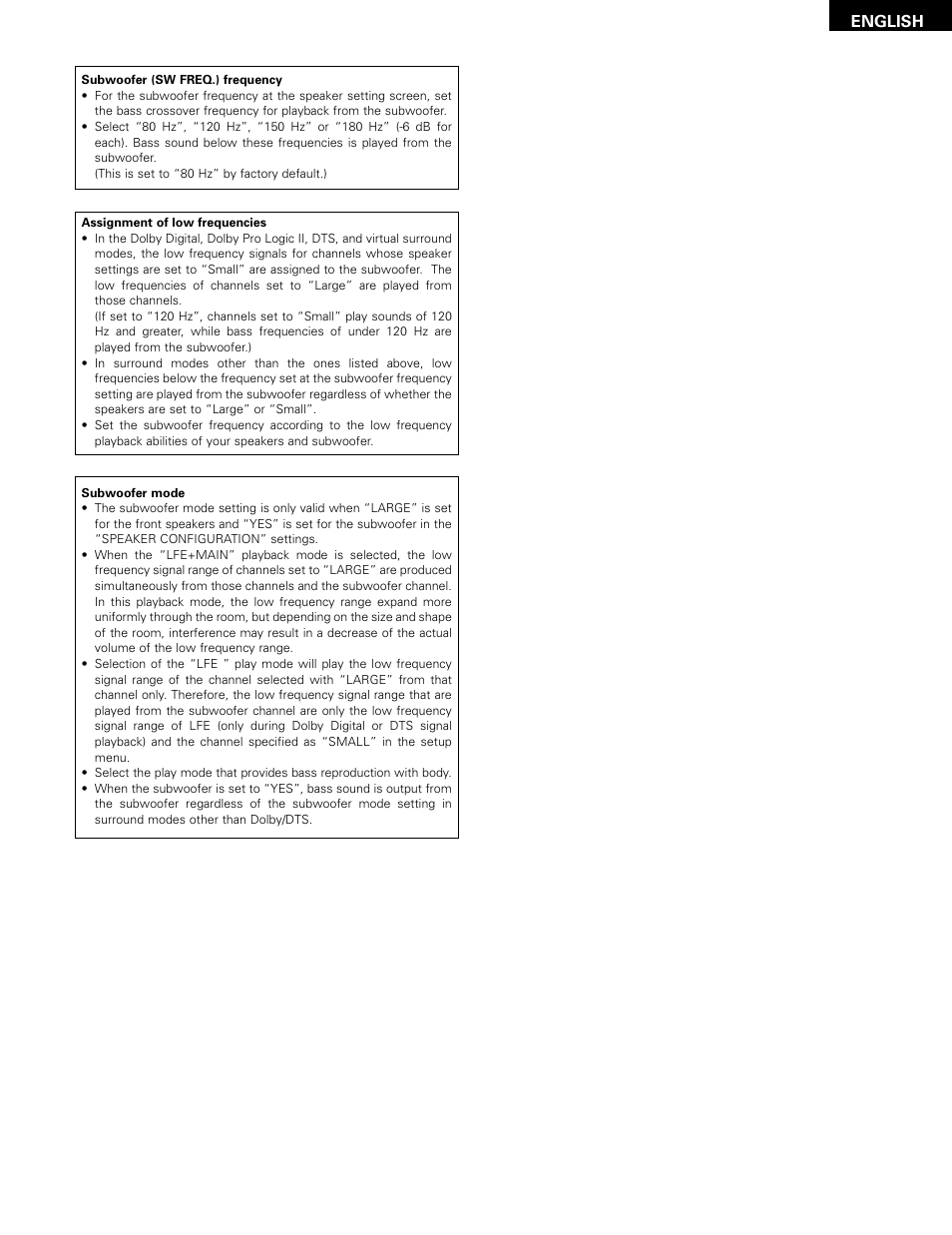 English | Denon ADV-1000 User Manual | Page 27 / 88