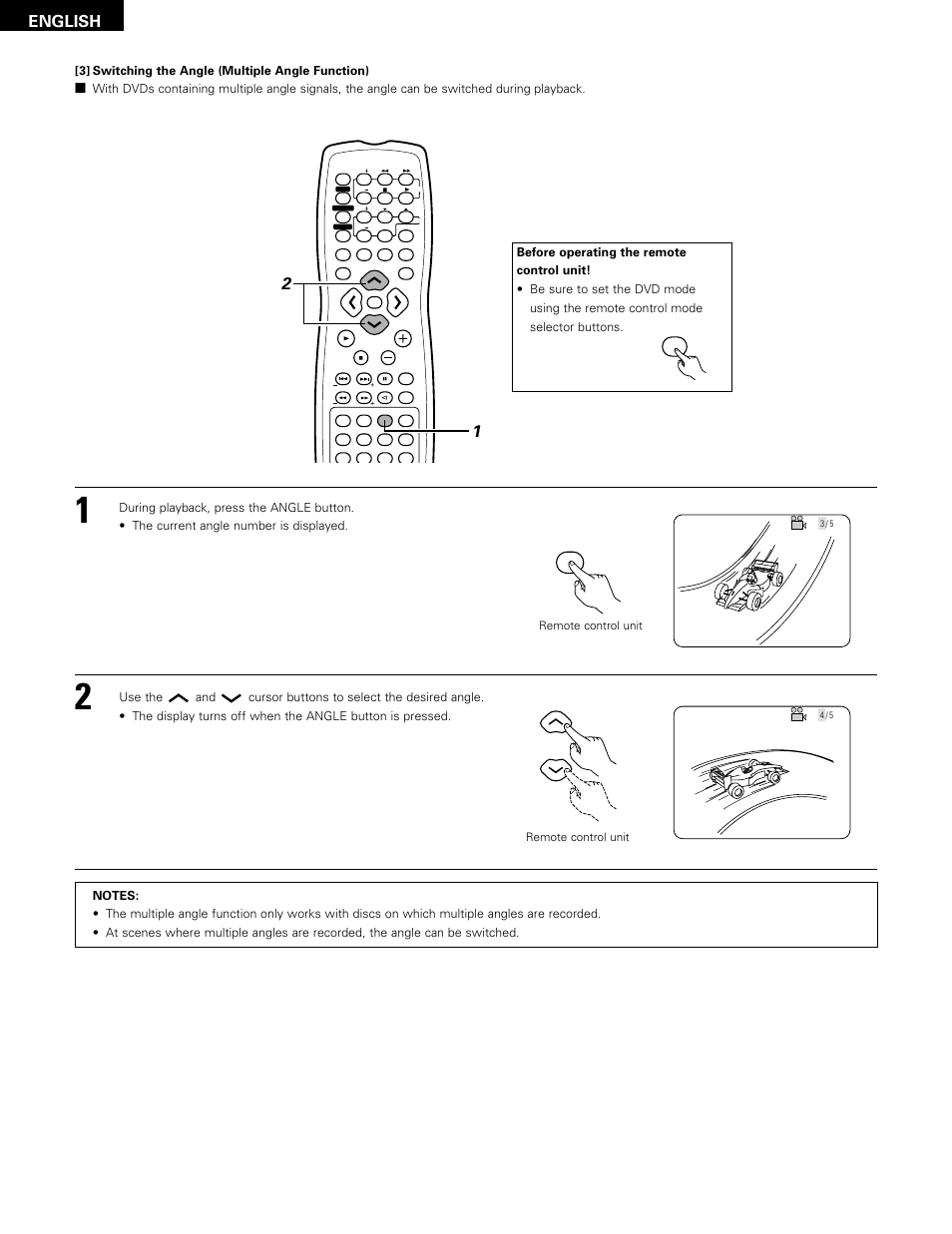 English | Denon ADV-1000 User Manual | Page 66 / 88