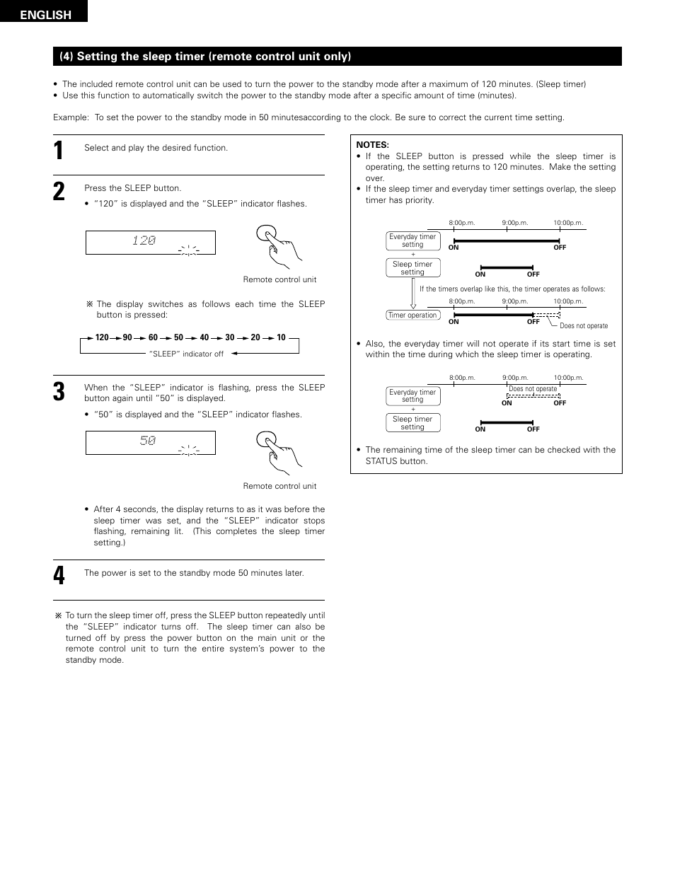 English | Denon ADV-1000 User Manual | Page 72 / 88