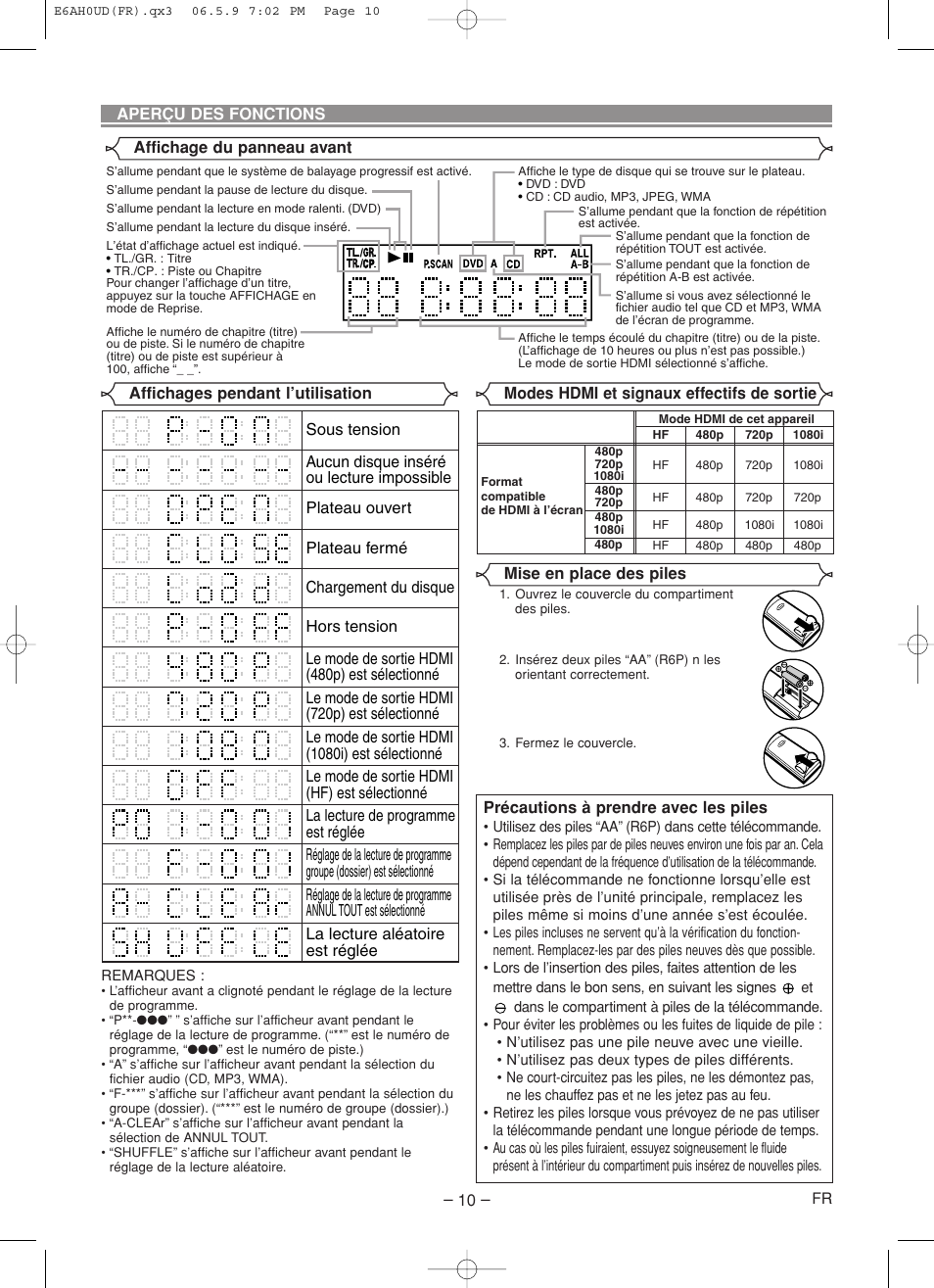 Denon DVD-557 User Manual | Page 36 / 84